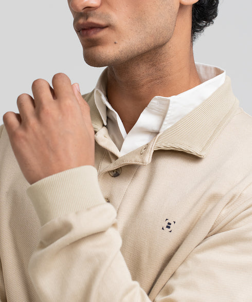 Men's Spacer Collared Sweatshirt